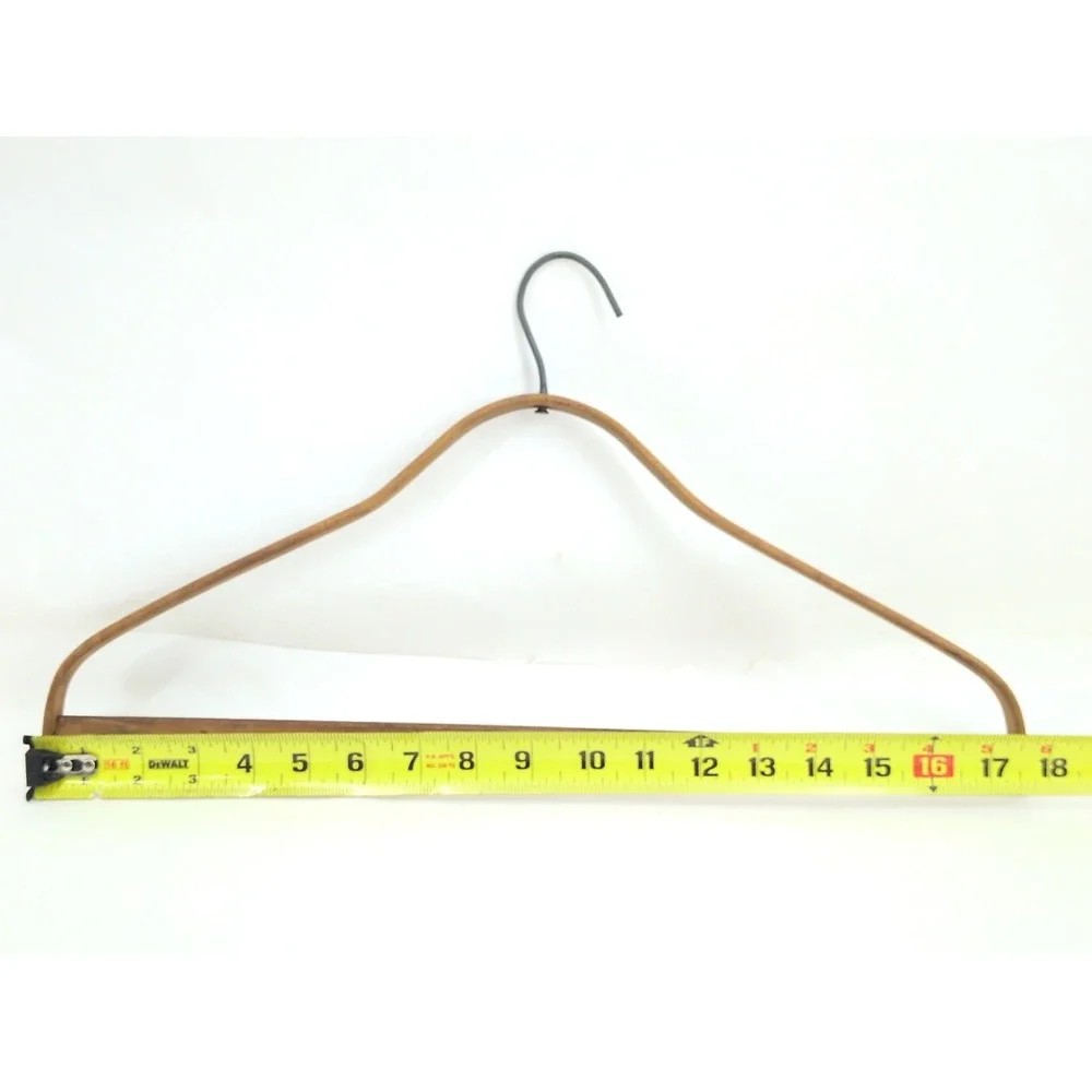 VTG Phoenix Wooden Hanger 1940s THE KLEINHANS CO Buffalo Clothier New York NY